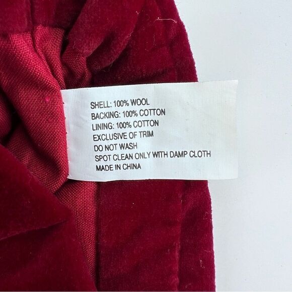 Vintage Wool Needlepoint Christmas Stocking Reindeer "Scott" - Picture 4 of 8